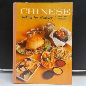 Chinese Cooking for Pleasure - Vintage Cook Book by Helen Burke 1971
